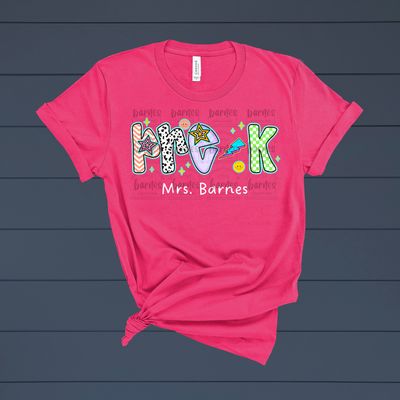 Grade Level Preppy Lettering (PreK-2)