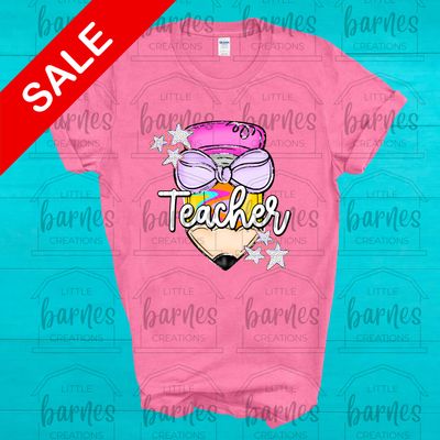 Cutie Teacher Pencil- Gildan Soft Style