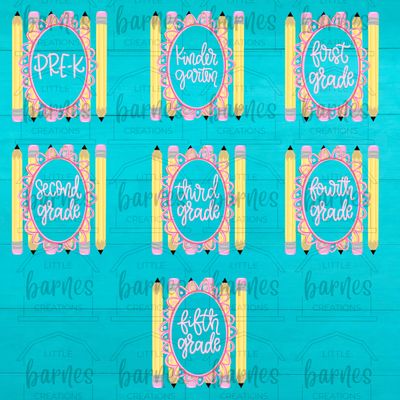 Grade Level Pencil Frame - Gildan Soft Style