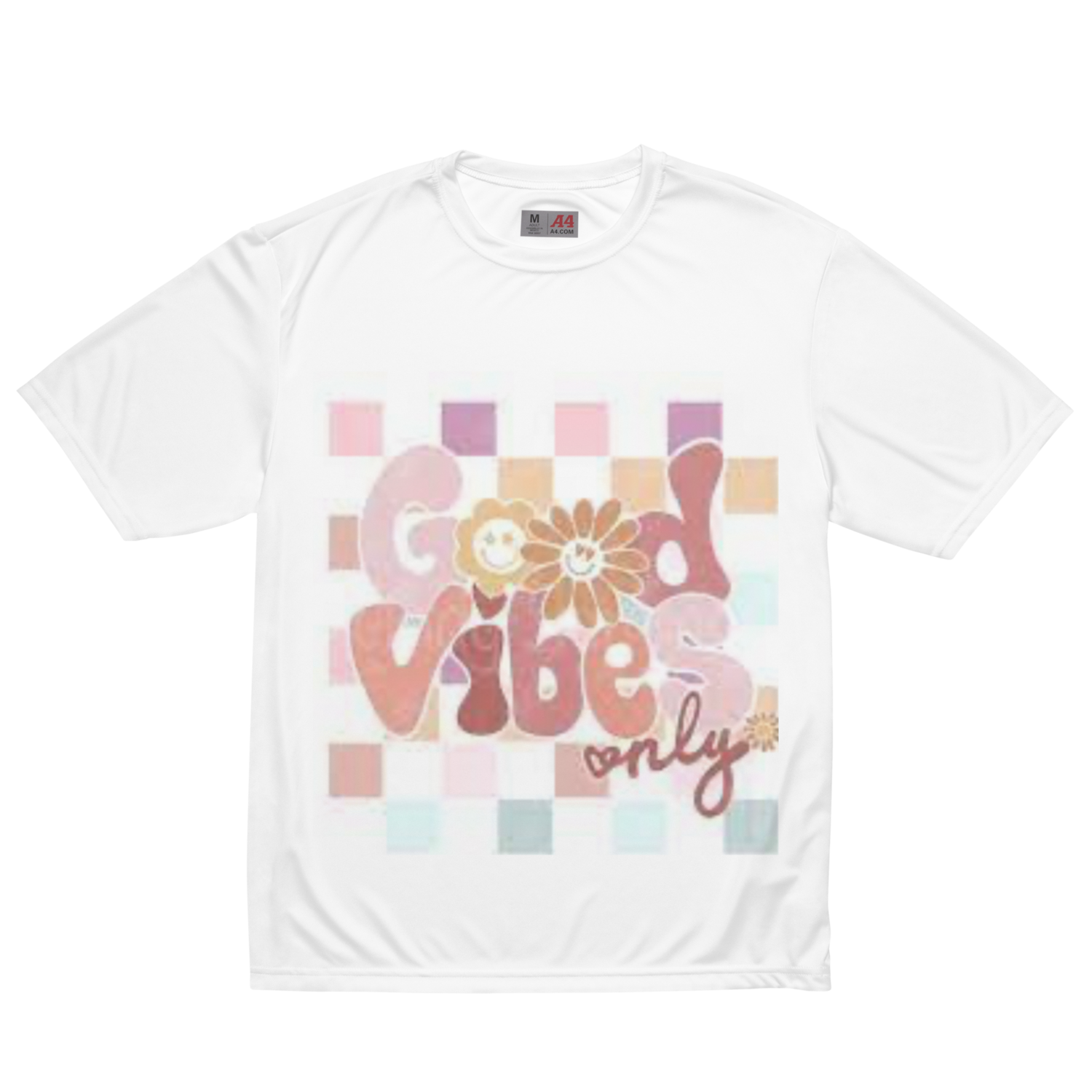 “Good Vibes Only” Preppy White Tee (Unisex)