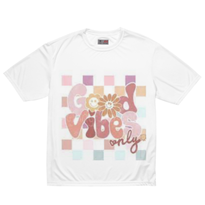 “Good Vibes Only” Preppy White Tee (Unisex)