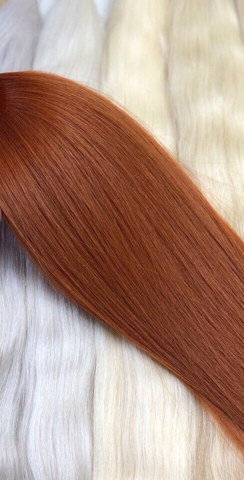 #130   Cuivré foncé 60-64cm 55 grammes