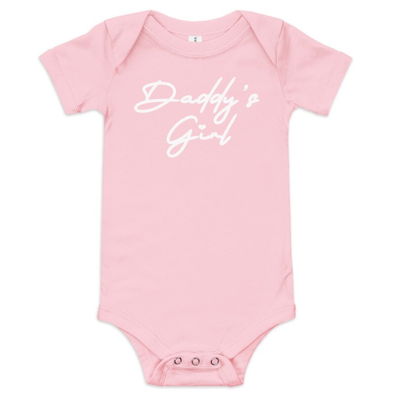 Daddy&#39;s Girl BABY Short Sleeve Onesie