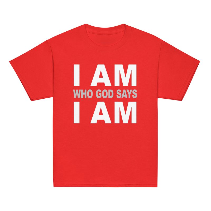 I AM Who God Says I AM - YOUTH T-Shirt