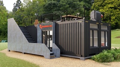 Detailed design of the container house BG74