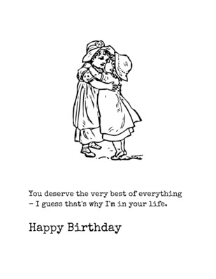 Art Card - Lucky You Have Me