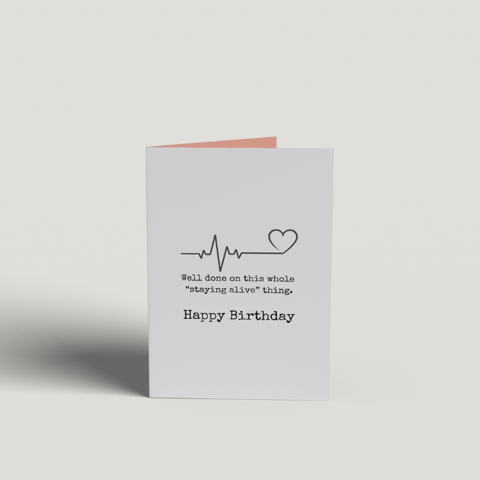 Art Card - Staying Alive