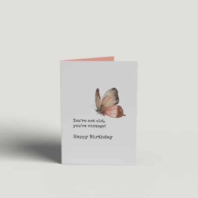 Art card - Vintage Birthday