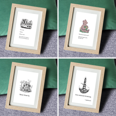 Interchangeable Wall Art Set - Inspiration Themed