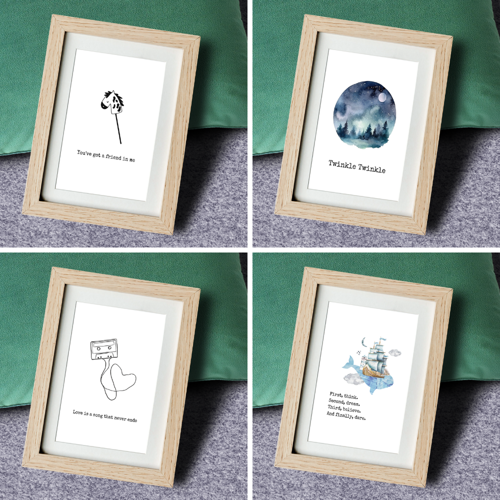 Interchangeable Wall Art Set - Nurturing Themed