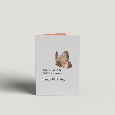 Art card - Vintage Birthday
