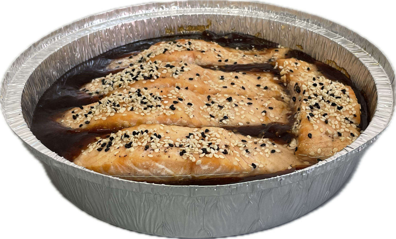 SALMON W/ TERIYAKI SAUCE
