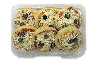 MINI PIZZAS 6 PCS