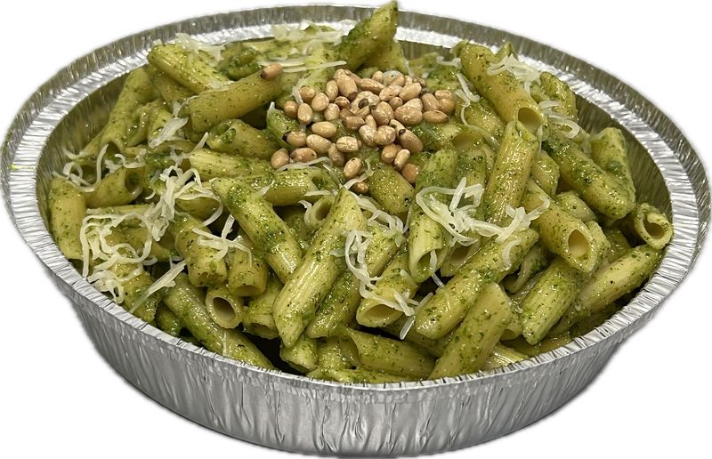 PASTA WITH PESTO W/ PINE NUTS