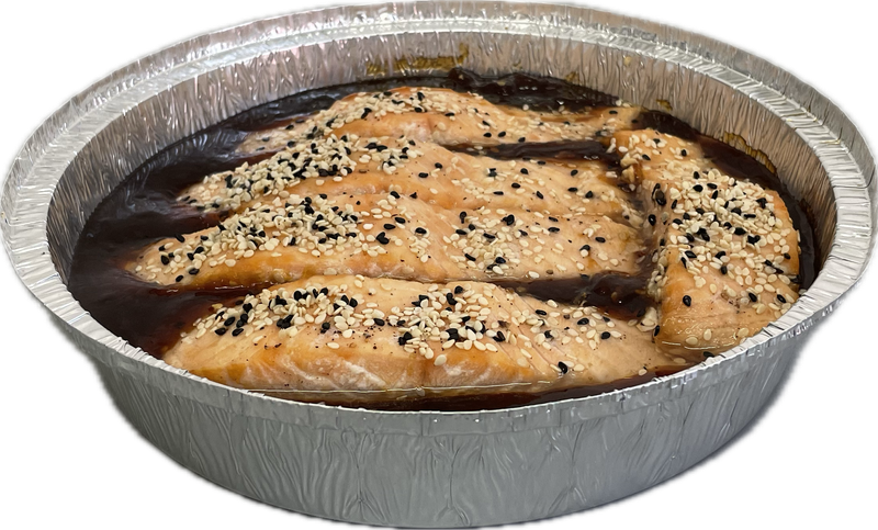 SALMON W/ TERIYAKI SAUCE