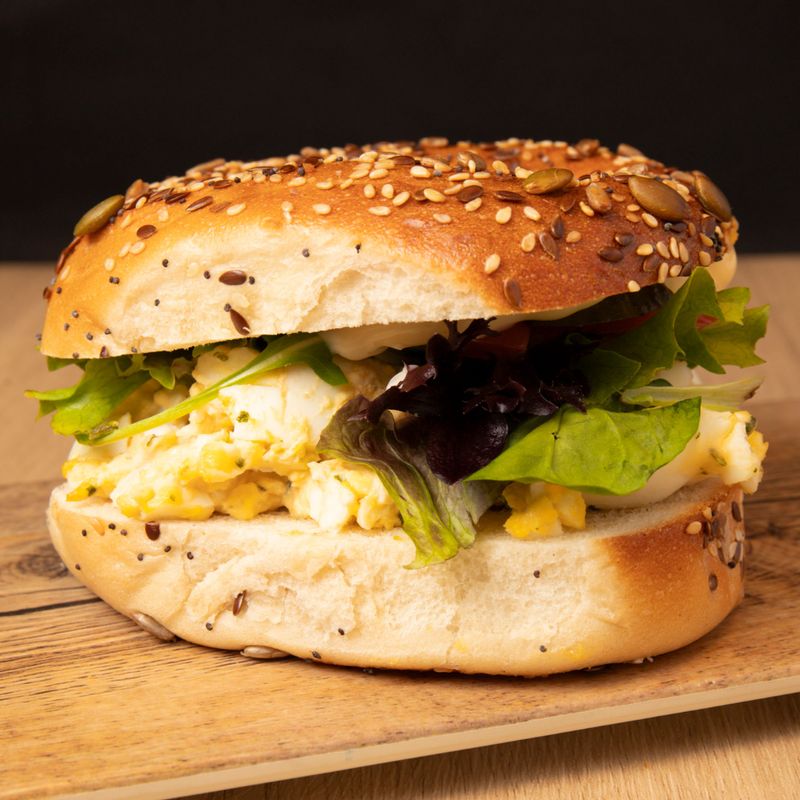 Sydney Cafe C&M's Chunky Egg Bagel
