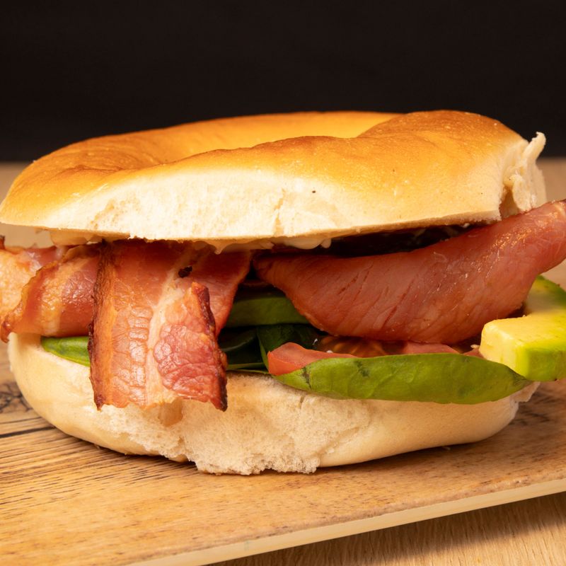 Sydney Cafe C&M's BLAT (Bacon, Lettuce, Avocado, Tomato) Bagel