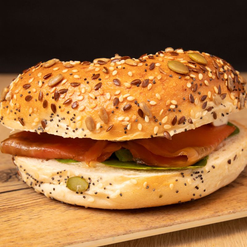 Sydney Cafe C&M's Smoked Salmon Bagel