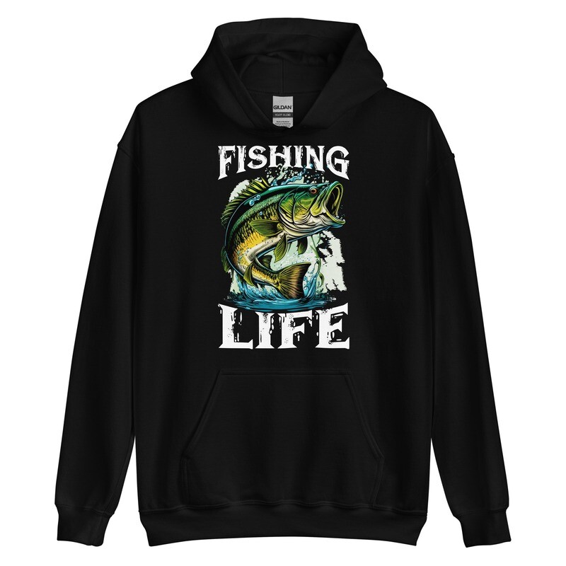 Custom Fishing Theme Unisex Hoodie