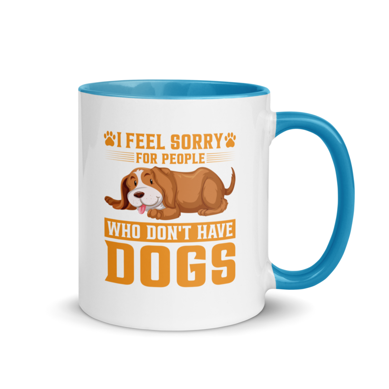 Cartoon Beagle Mug with Color Inside