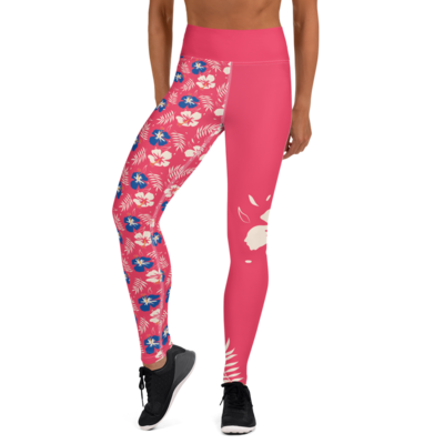 Womens Mix Colour Yoga Leggings