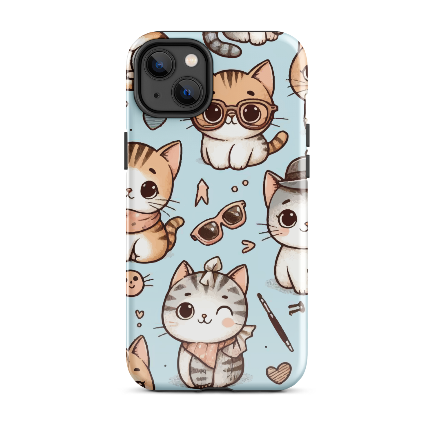Comic Cats Tough Case for iPhone®