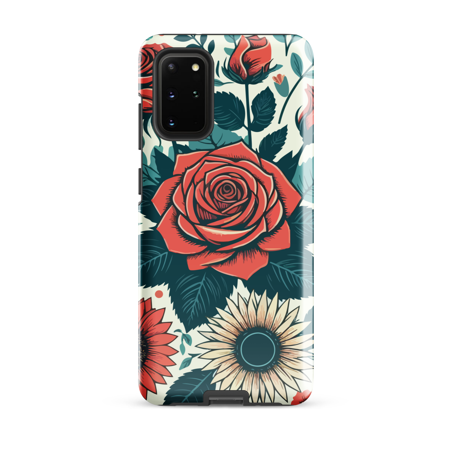 Red Rose Tough case for Samsung®
