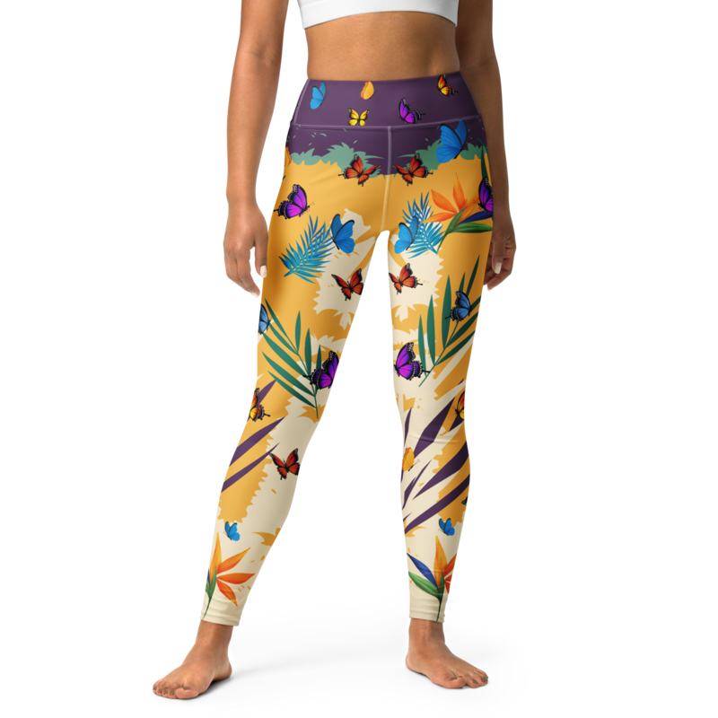 Custom Butterfly Yoga Leggings