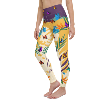 Custom Butterfly Yoga Leggings