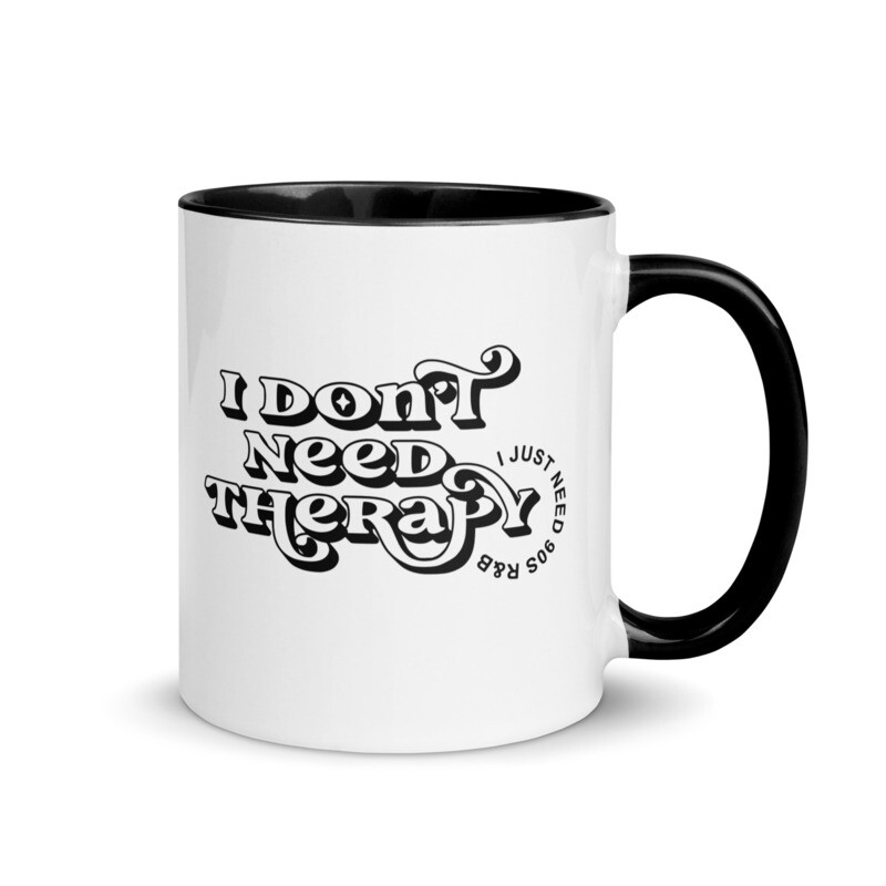 90&#39;s Therapy R &amp; B Mug with Color Inside