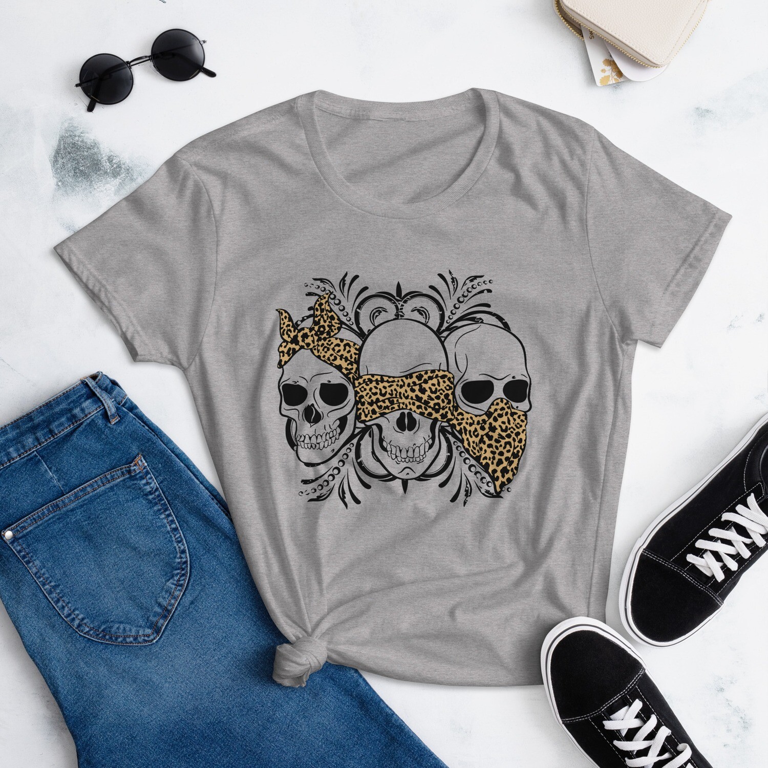 Women&#39;s Hear-See-Speak No Evil 
         Short Sleeve T-shirt