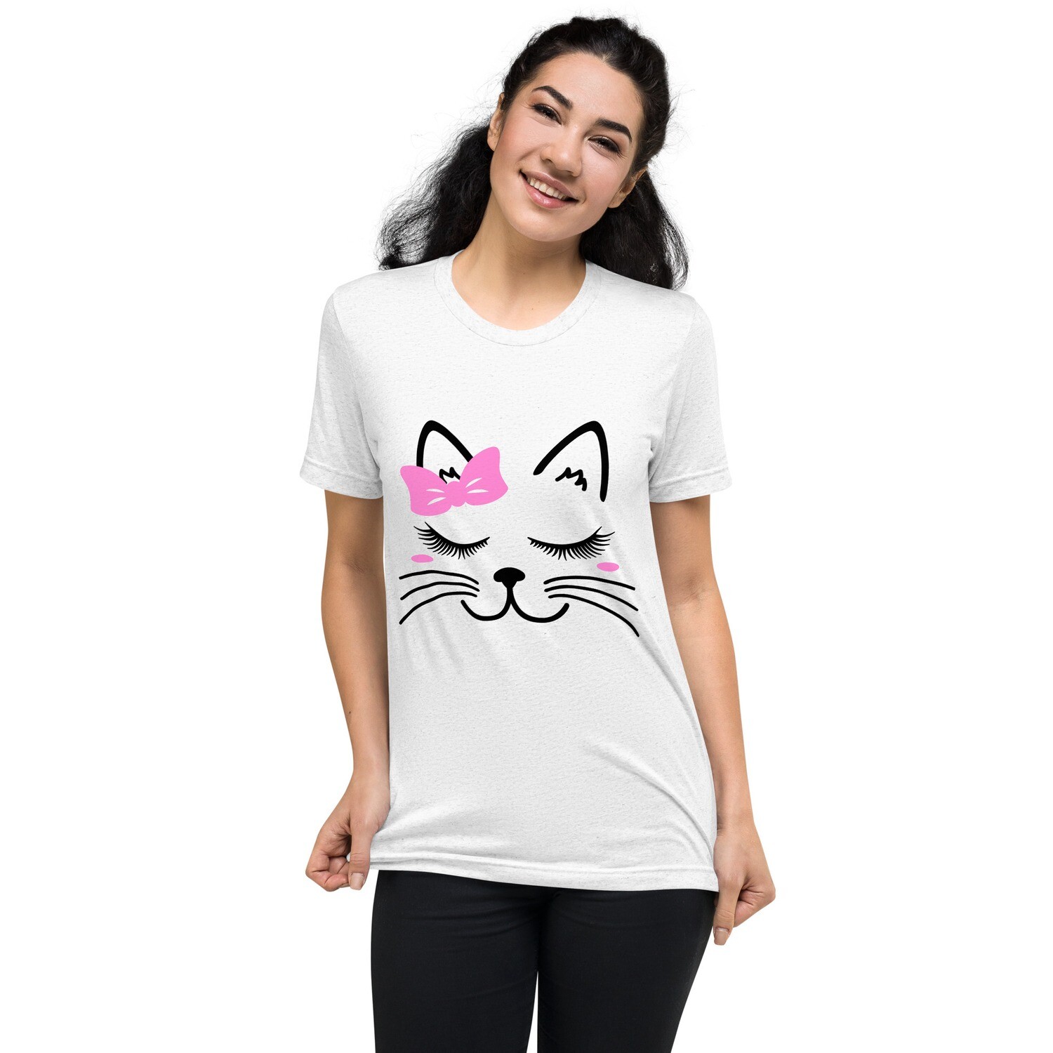 Kitty Cat Face  Short Sleeve T-Shirt
