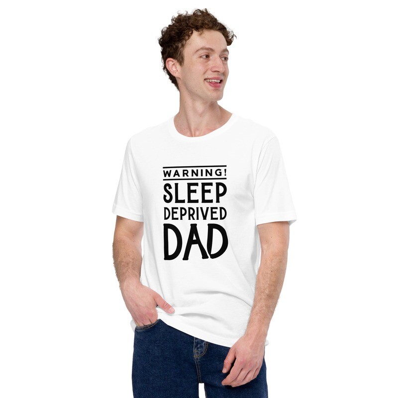 Warning Sleep Deprived Dad  T-Shirt