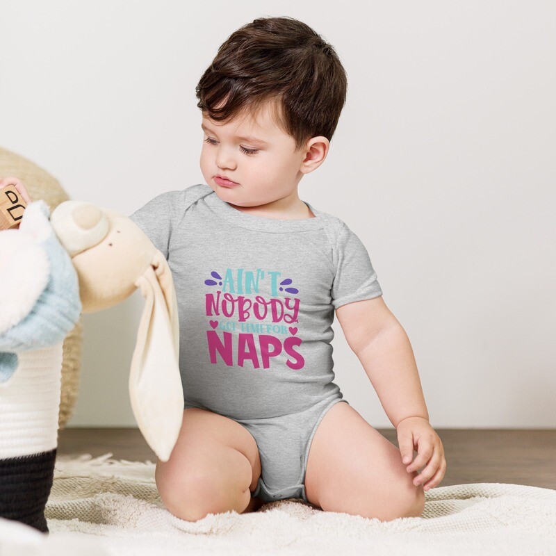 Nobody Got Time For Nap&#39;s Baby Short Sleeve One Piece