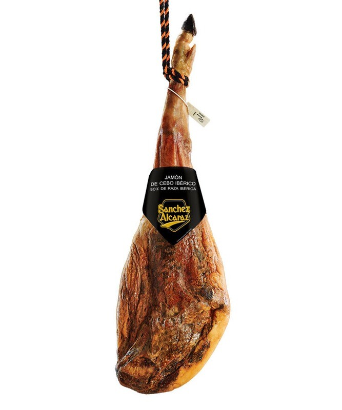JAMÓN DE CEBO IBÉRICO 50% RAZA IBÉRICA 7.5-8.5 KG