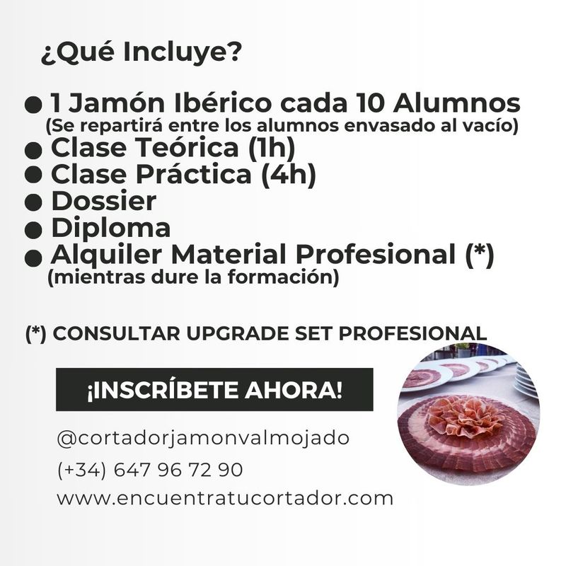 TALLER DE FORMACION INICIACION AL CORTE PROFESIONAL