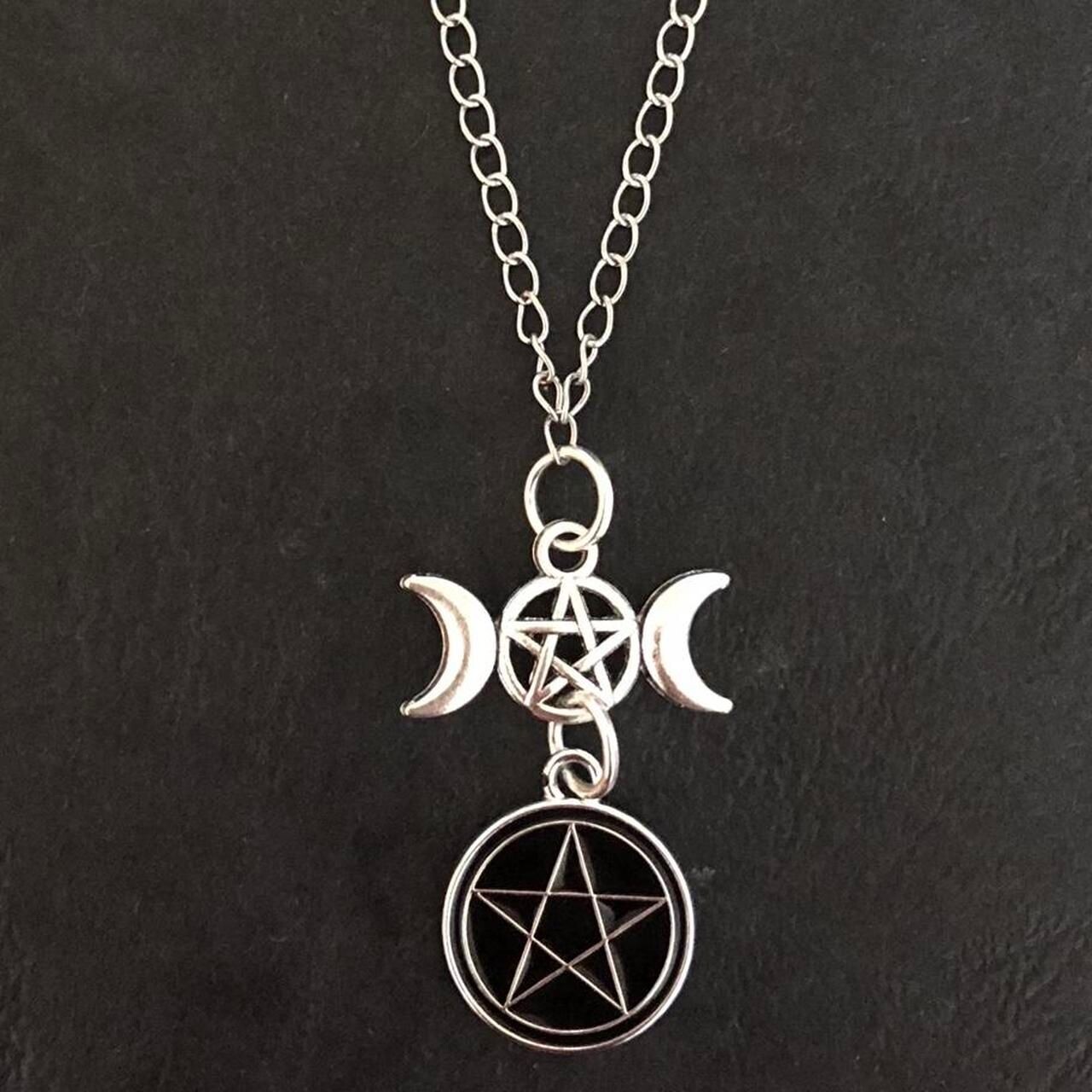 Pentagram’s Whispers Gothic Necklace