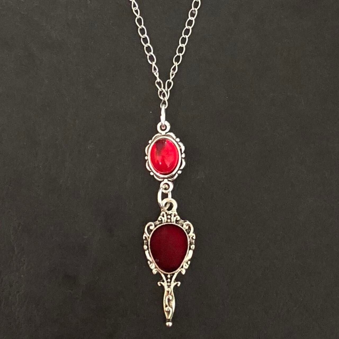 Bloody Reflection Gothic Necklace