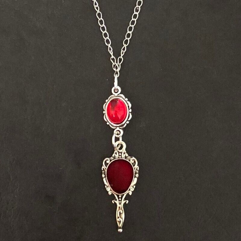 Bloody Reflection Gothic Necklace