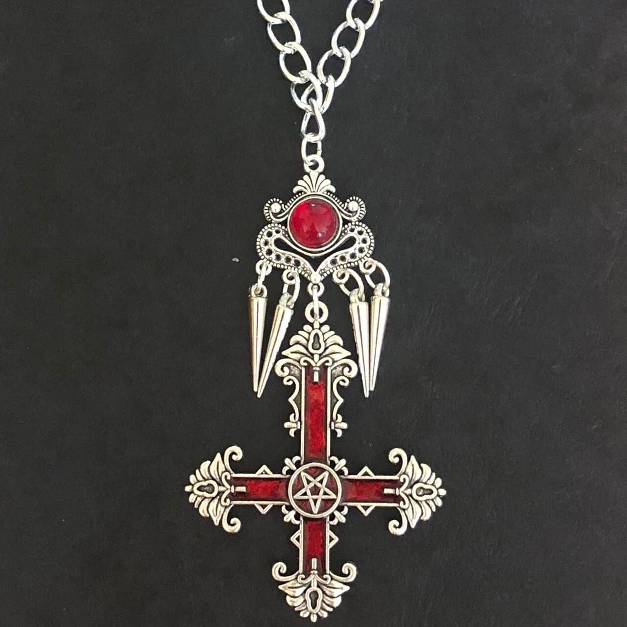 Crimson Reverence Gothic Necklace
