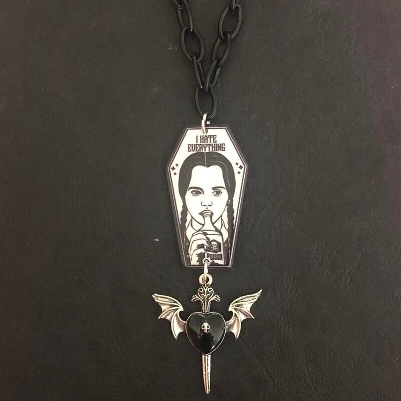 Poisoned Heart Gothic Necklace