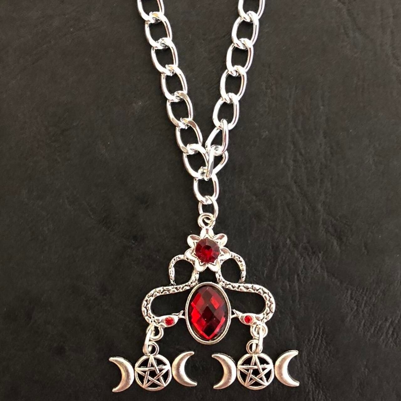 Scarlet Starbound Gothic Necklace