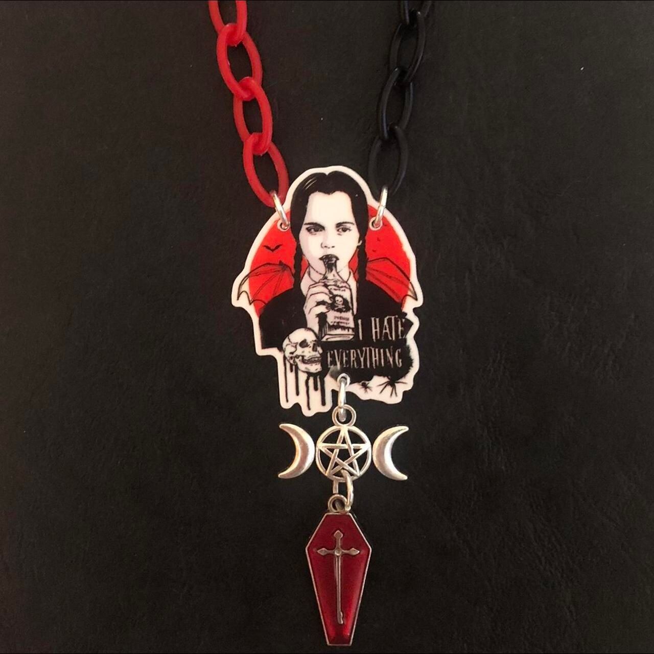 Crimson Nightmares Gothic Necklace