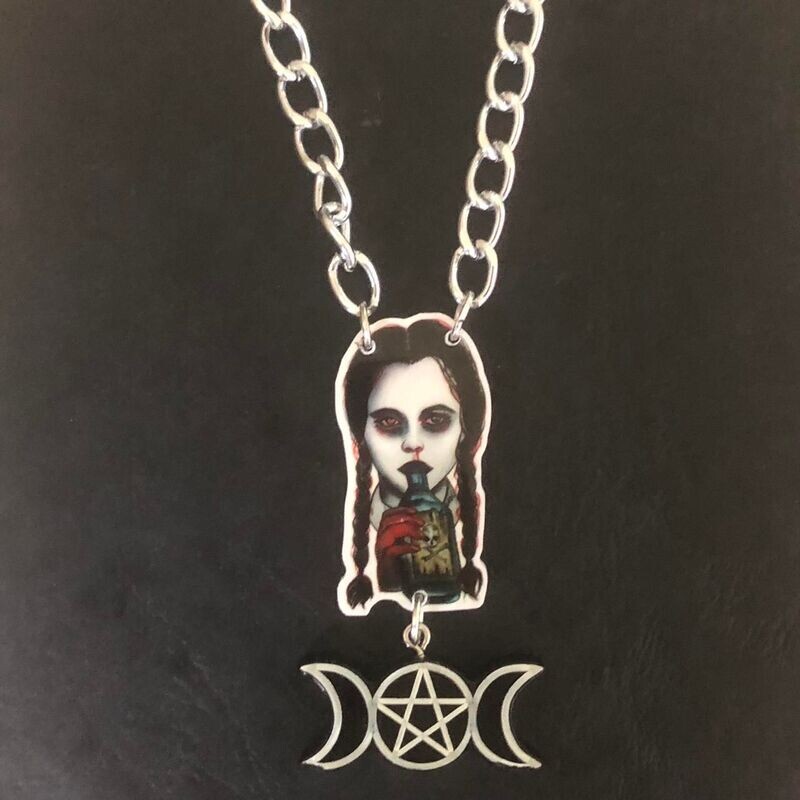 Poisonous Brew Gothic Necklace