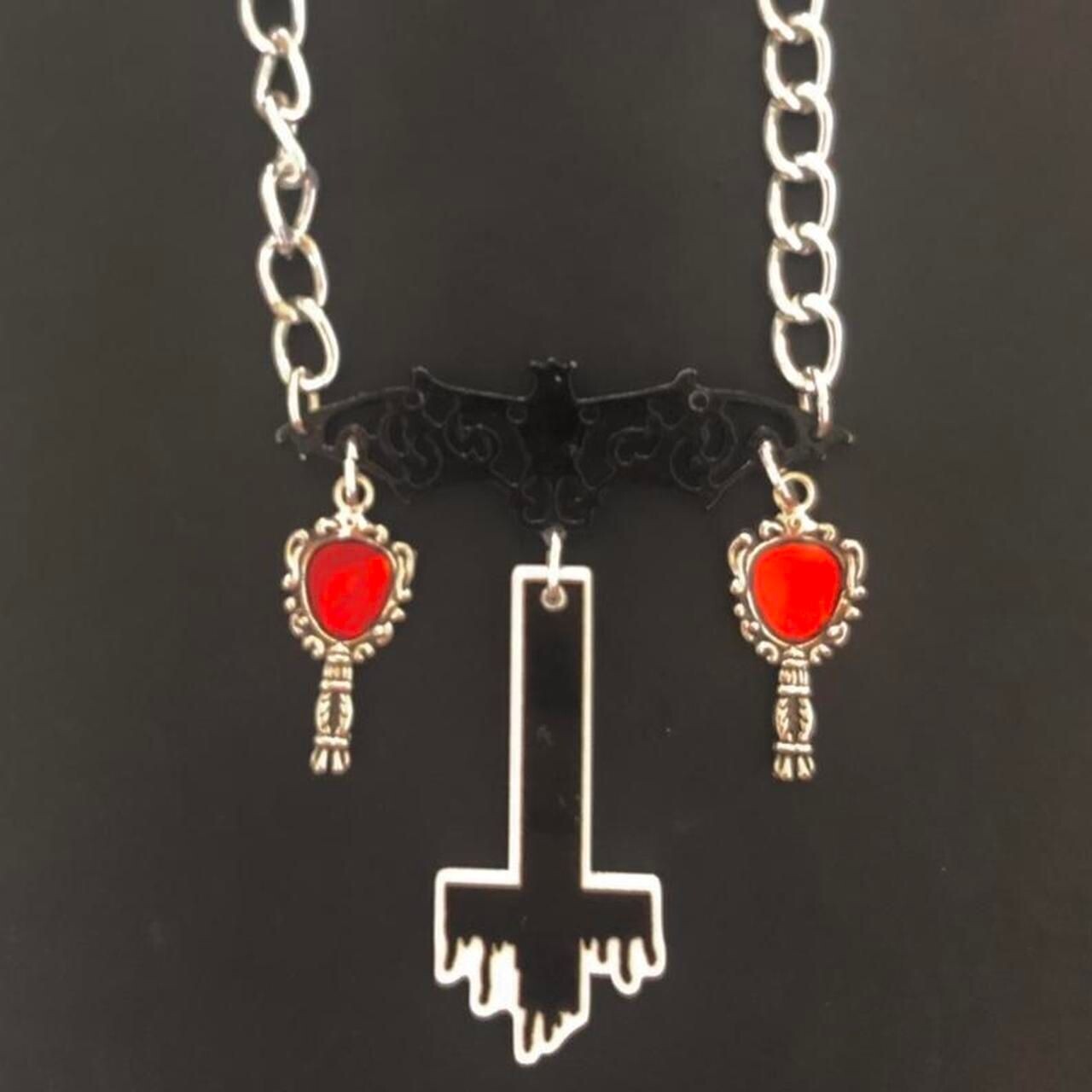 Infernal Looking Glass Gothic Necklace