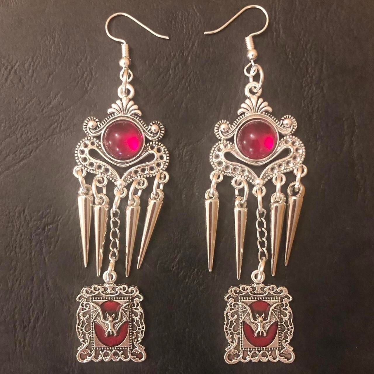 Vampire's Embrace Gothic Earrings