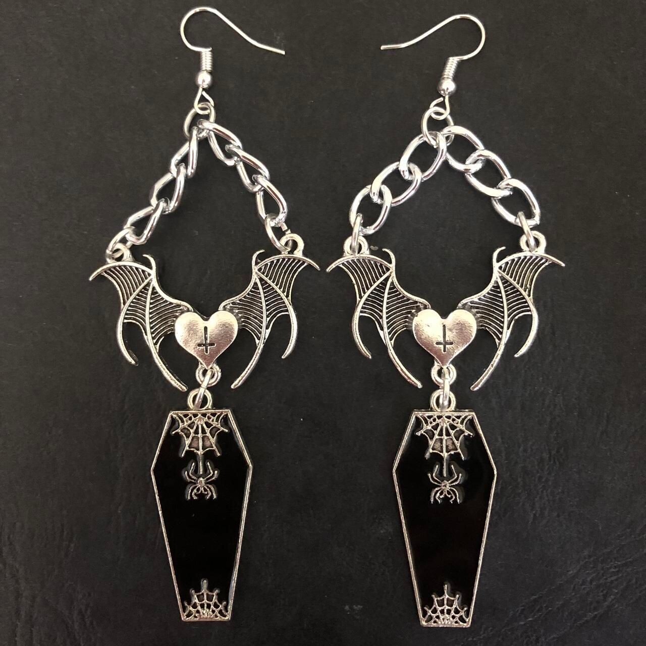 Love You To Death Gothic Earrings