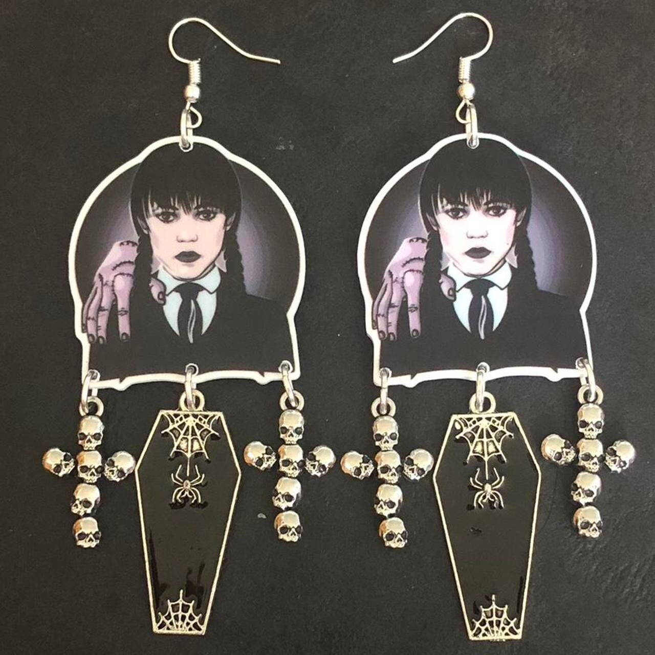 Coffin Noire Gothic Earrings