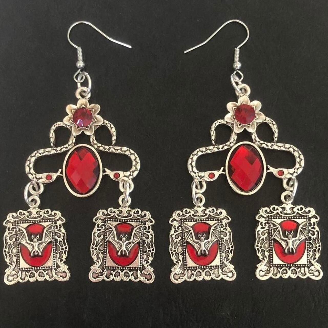 Bats in the Belfry Gothic Earrings