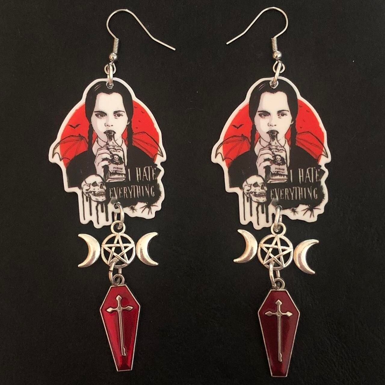 Crimson Nightmares Earrings